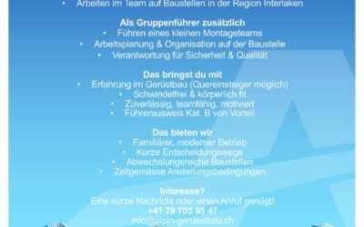 Gerüstbauer gesucht